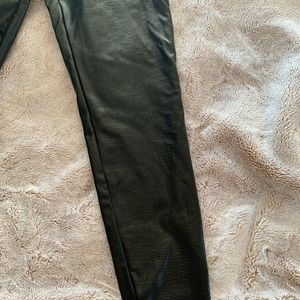 FAUX leather leggings from express